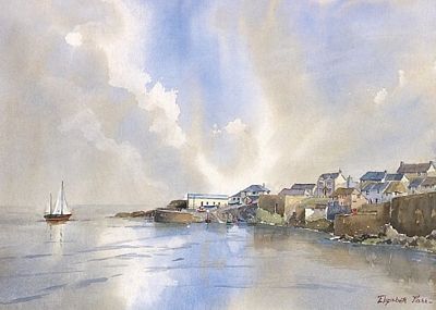 Evening Light, Coverack by Elizabeth Parr