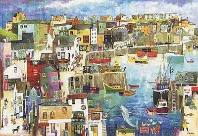 Fishing Boats at Mevagissey by Serena